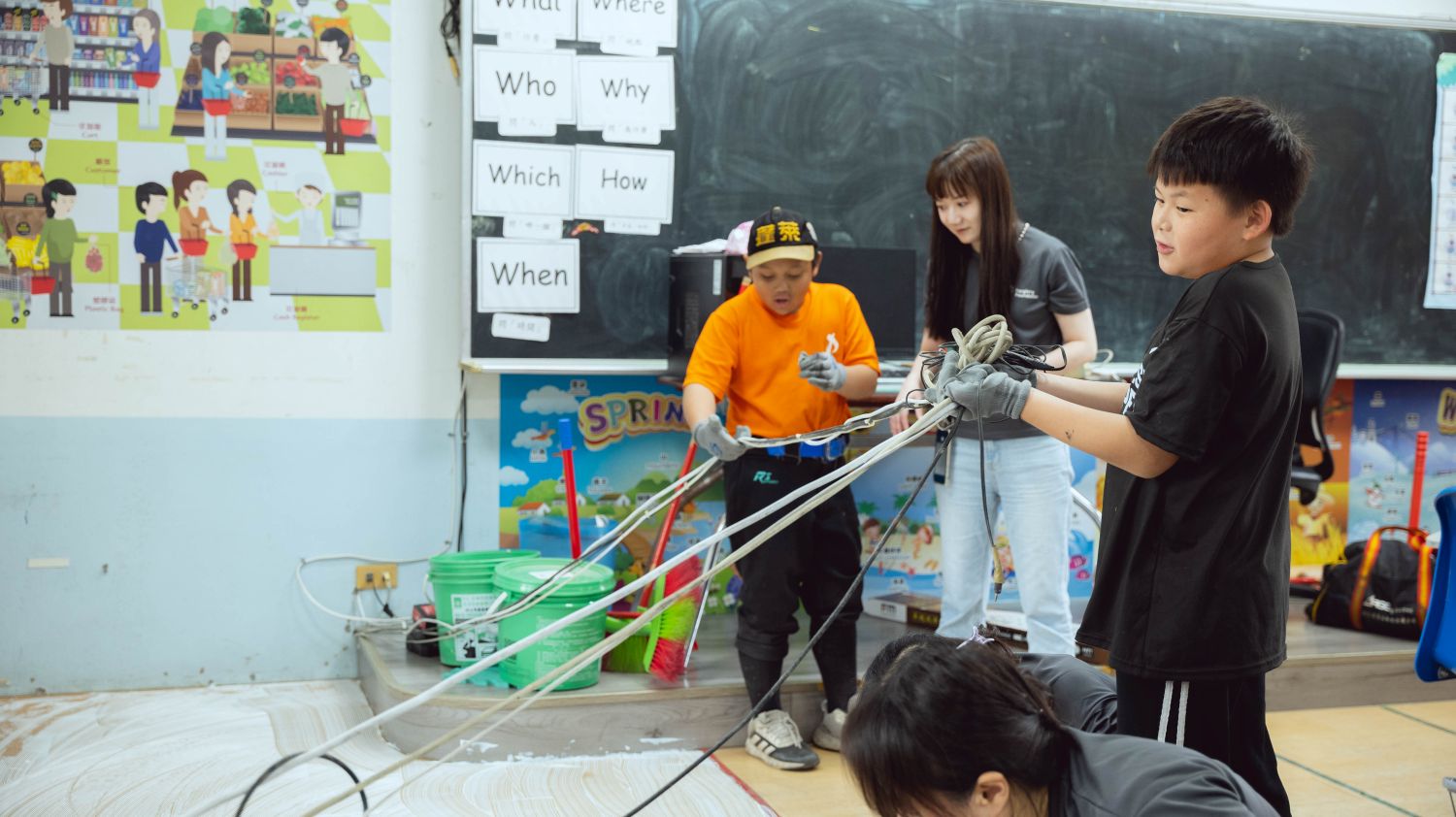 遠雄基金會志工帶著學生一起親手修繕宜蘭縣蓬萊國小｜愛心修繕(標題圖檔)